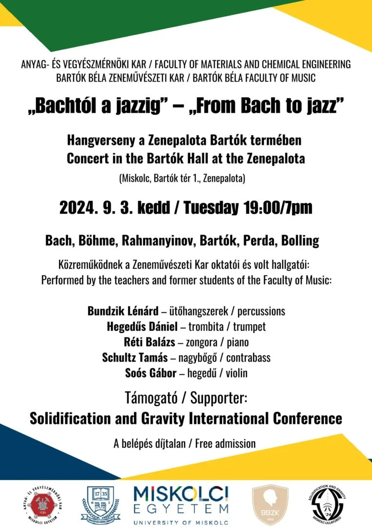 „Bachtól a jazzig” – „From Bach to jazz”