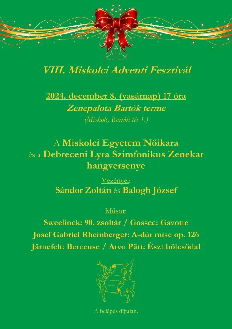 Adventi Fesztival_plakat_2024-12-08_17 ora_Zenepalota-1